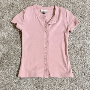 Universal Thread Light Pink Button-Down Shirt
